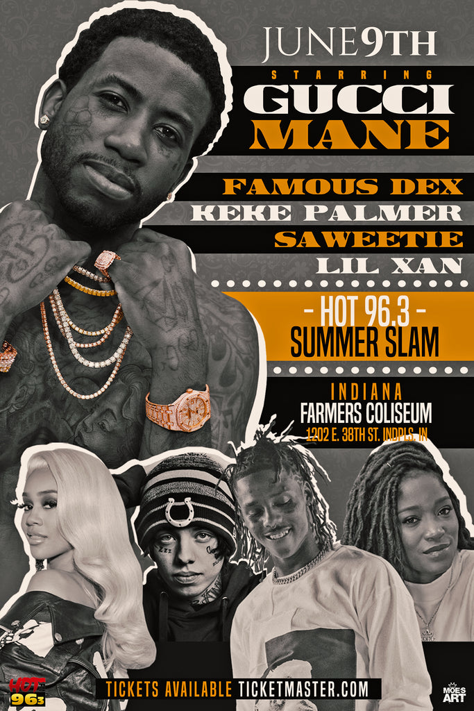 Gucci Mane, friends in Indy June 9