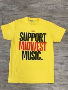 Support Midwest Music tee