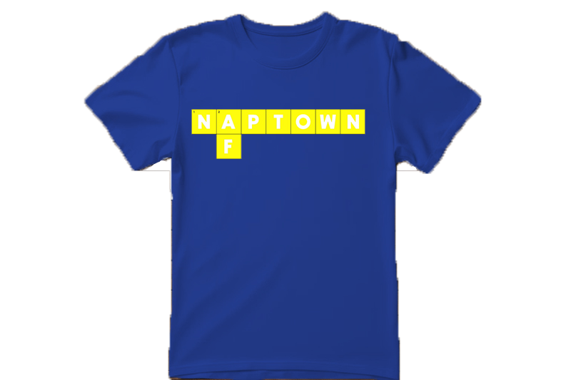 Naptown AF Crossword t-shirt