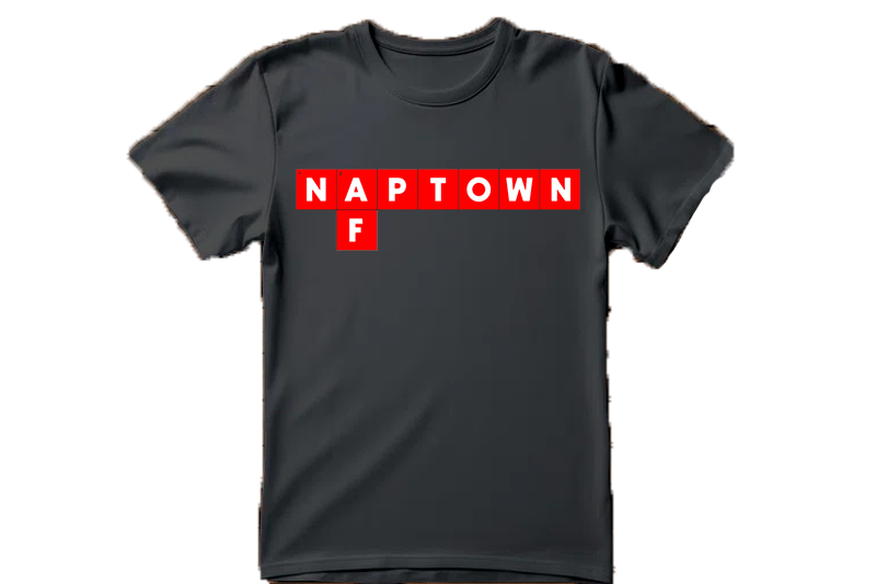 Naptown AF Crossword t-shirt