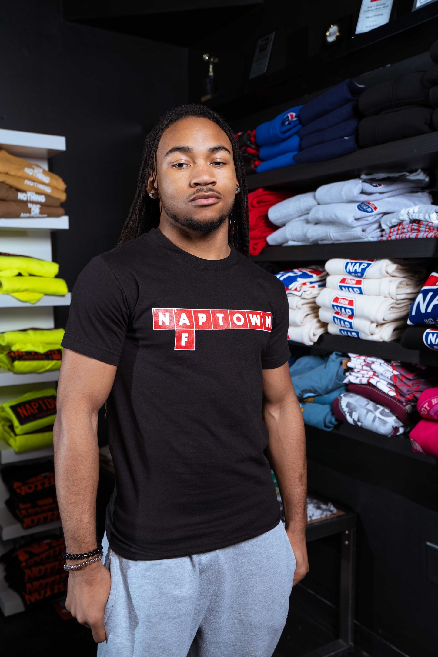 Naptown AF Crossword t-shirt